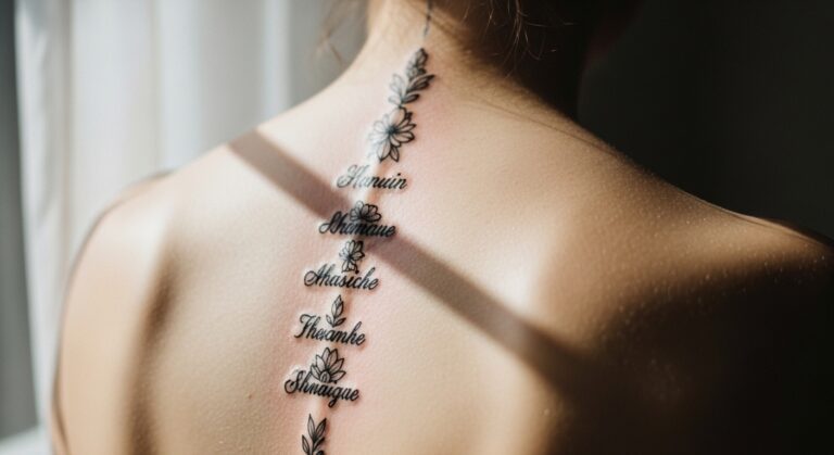 12 Fine Spine Tattoo Quotes for Women to Inspire
