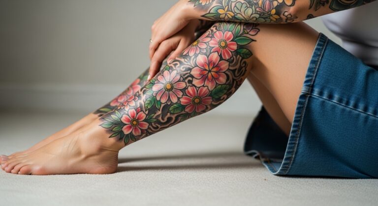12 Best Leg Sleeve Tattoos for Women Worth Trying