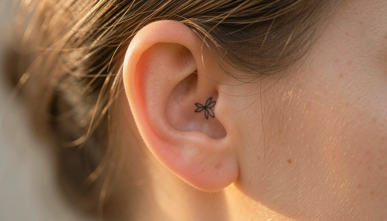27 Pretty Ear Tattoos for Women to Match Any Aesthetic
