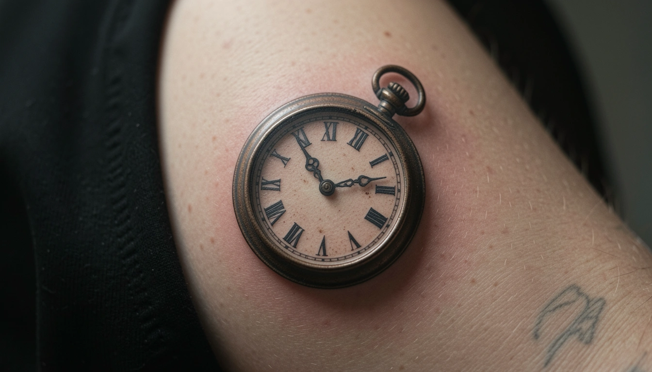 13 Petite Clock Tattoo Designs to Save for Later