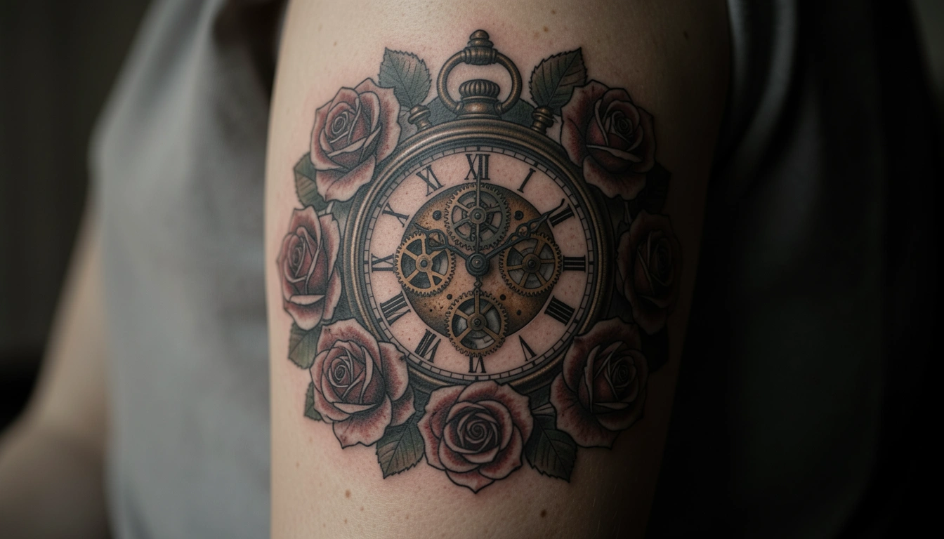 15 Meaningful Clock Tattoo Designs Rich in Symbolism