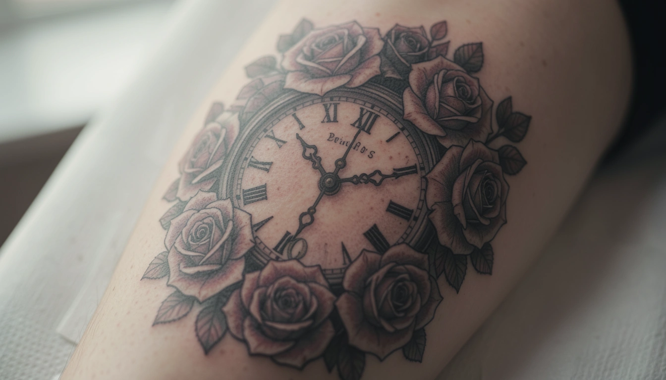 17 Striking Clock Tattoo Designs to Inspire Your Next Ink