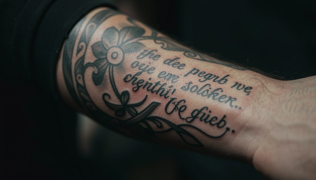 30 Heartfelt Forearm Tattoos for Men to Honor Your Journey