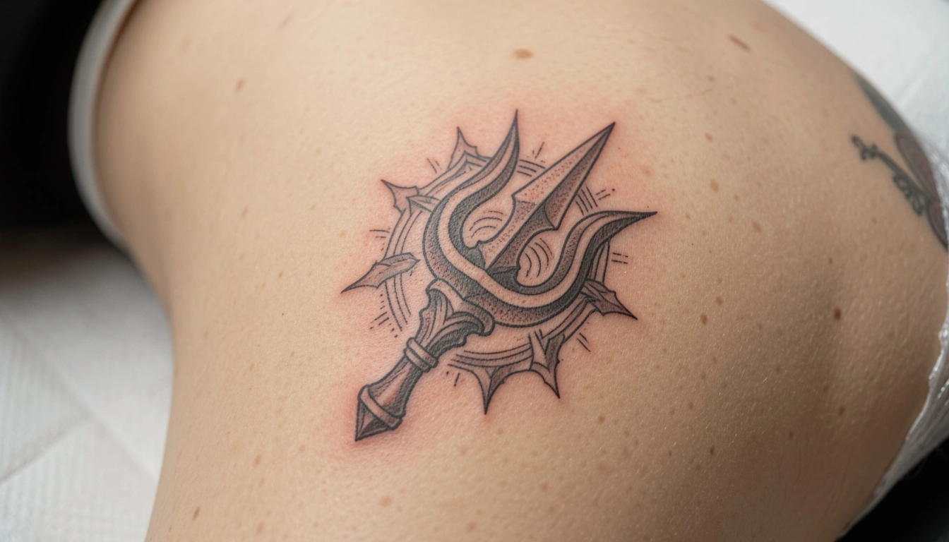 27 Inspirational Trishul Tattoo Designs to Honor the Divine