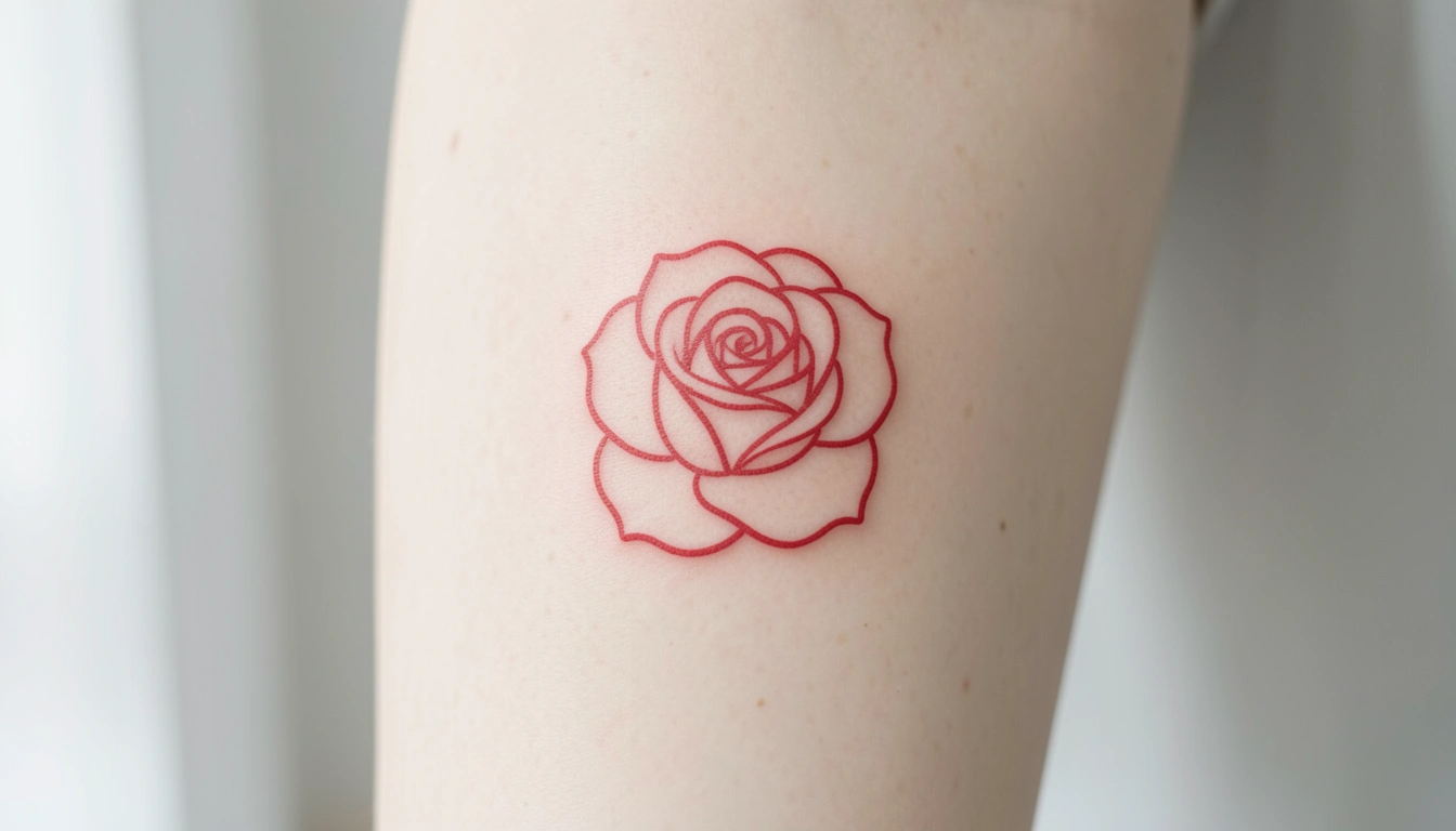 Looking for Red Flower Tattoos? Here Are 20 Ideas