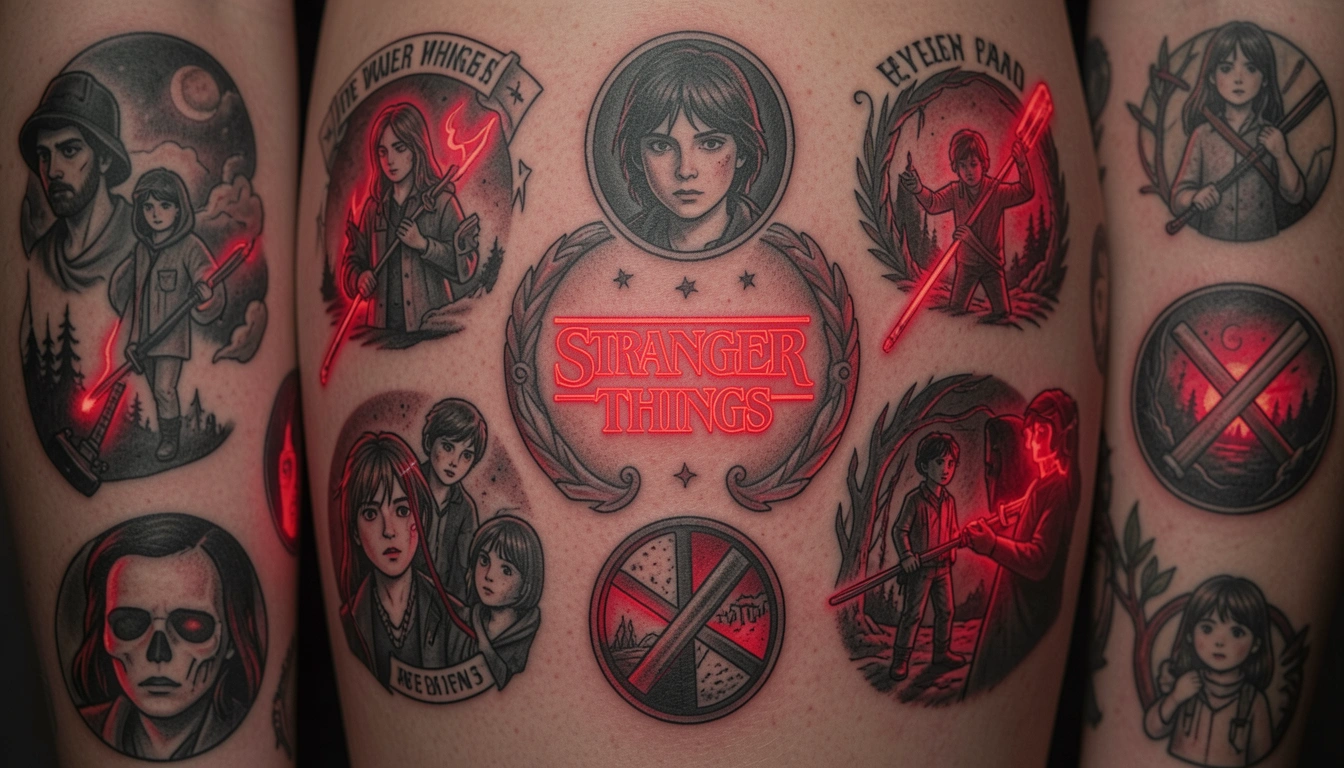 35 Soulful Stranger Things Inspired Tattoos Worth Booking This Year