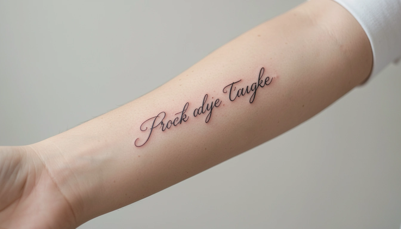 23 Subtle Small Fine Line Script Tattoos Worth Booking