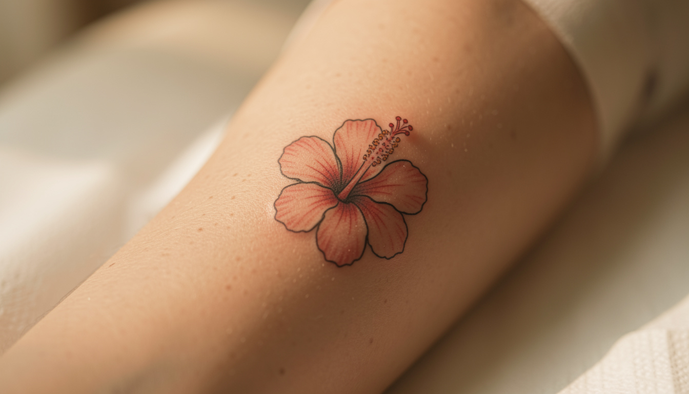 17 Dainty Small Hibiscus Flower Tattoos Every Woman Will Love