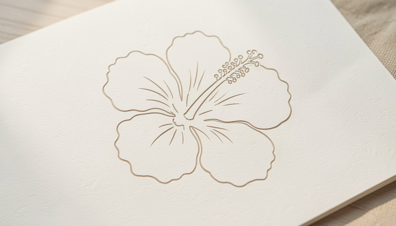 25 Aesthetic Hibiscus Flower Tattoo Stencil Outlines Worth Stealing