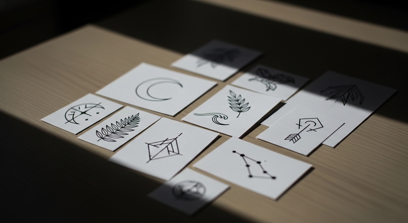 21 Standout Aesthetic Small Tattoo Stencil Outlines for the Modern Guy