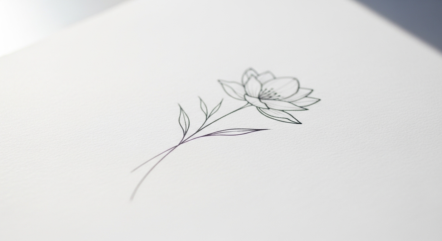 21 Meaningful Minimalist Birth Flower Tattoo Ideas to Try