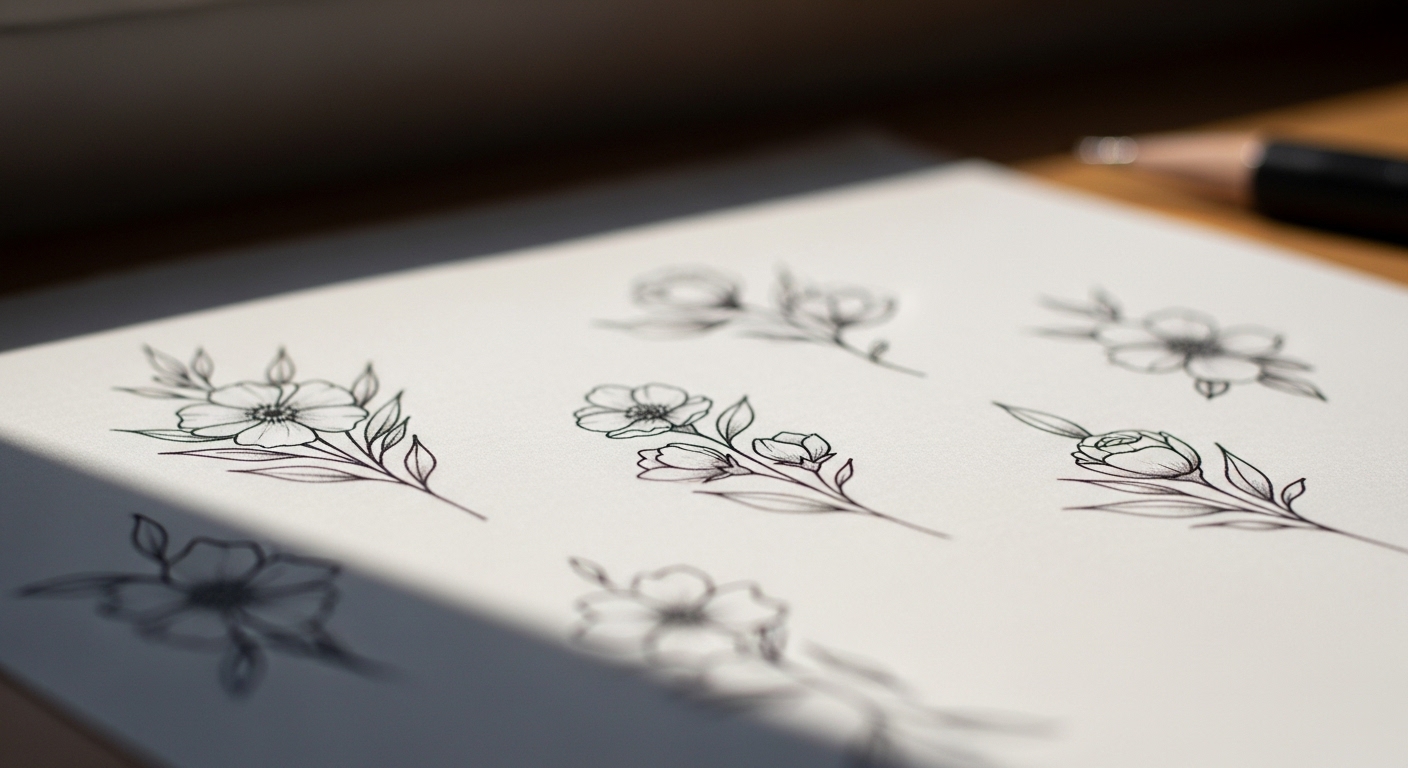 17 Pretty Small Birth Flower Tattoos to Save and Adore