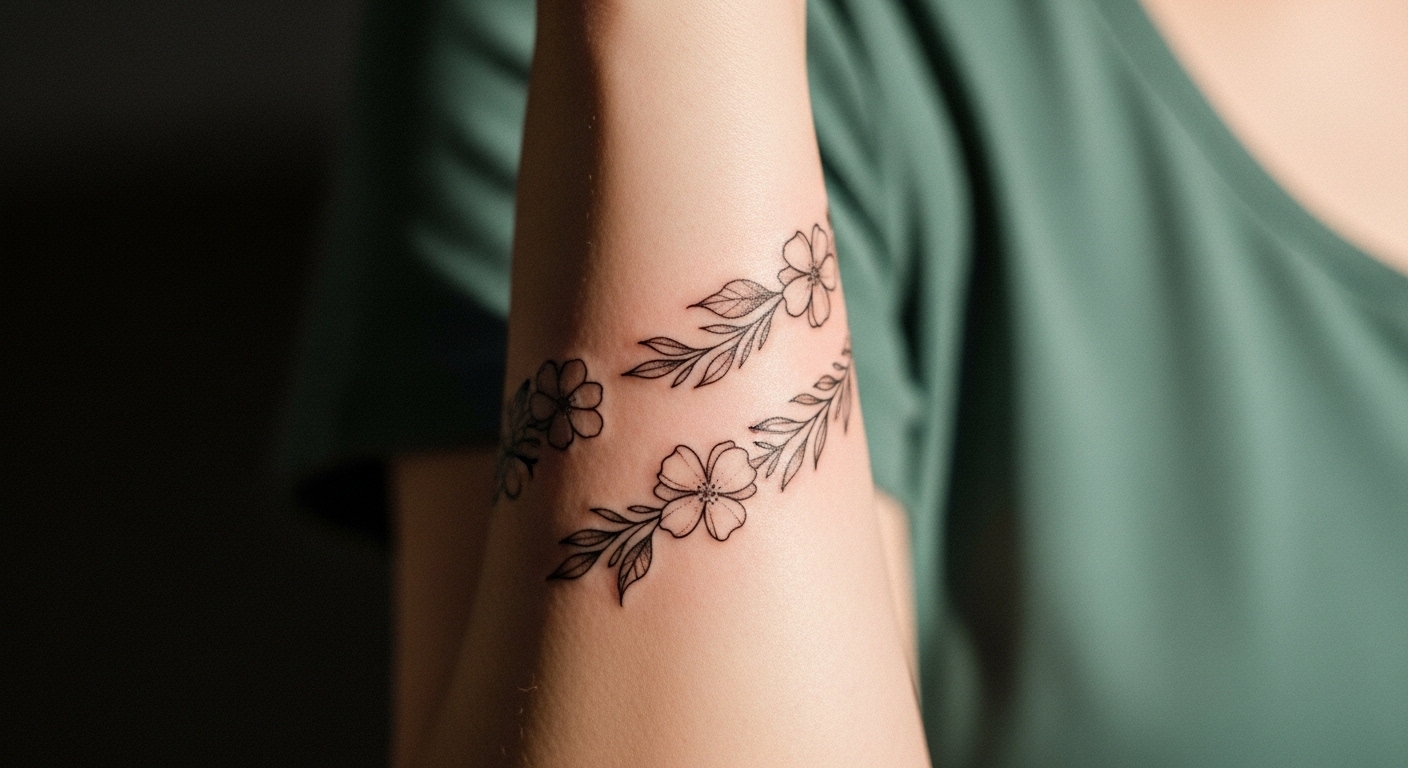 17 Pretty Small Wrap Around Tattoos to Pin Right Now