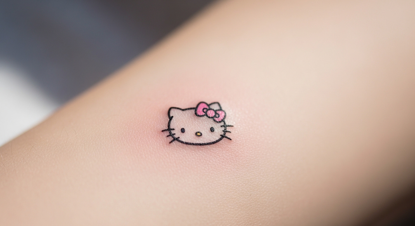 23 Charming Hello Kitty Inspired Tattoo Designs for True Fans