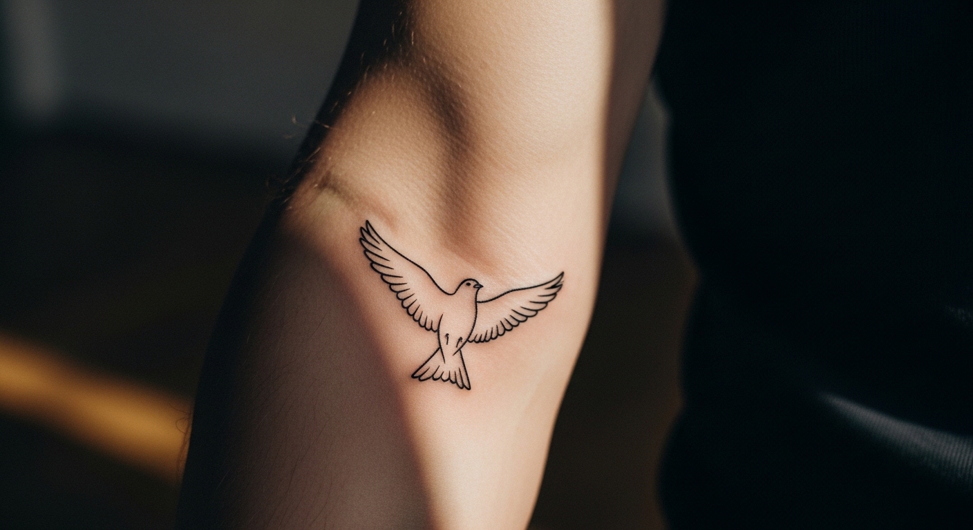 27 Cool Minimalist Arm Tattoo Designs Made for Bold Guys