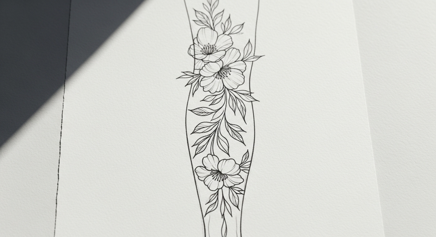 23 Iconic Minimalist Full Leg Tattoo Ideas to Save