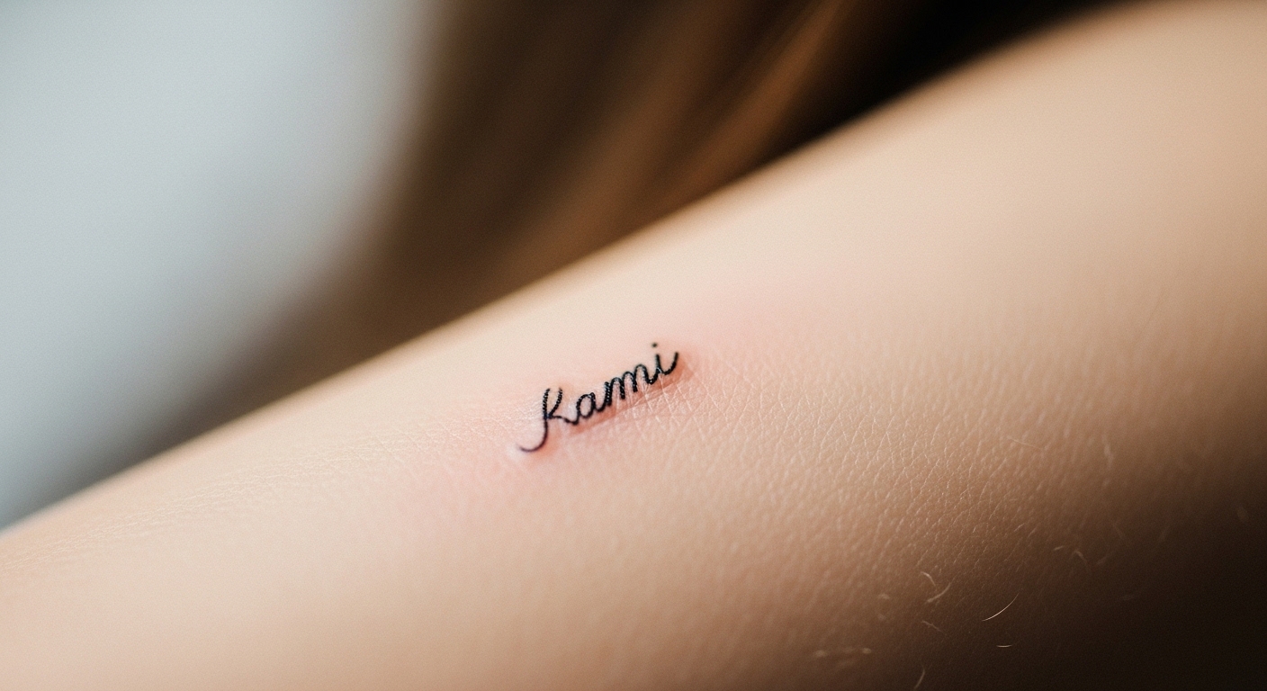 21 Soulful Minimalist Name Tattoo Ideas to Try