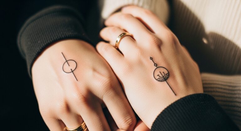 15 Symbolic Cute Matching Tattoos to Celebrate Your Love