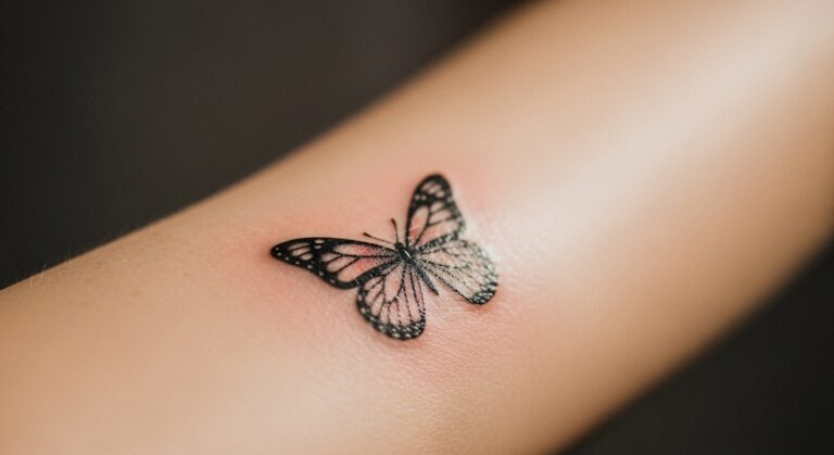 23 Classic Small Unique Butterfly Tattoos to Save for Later