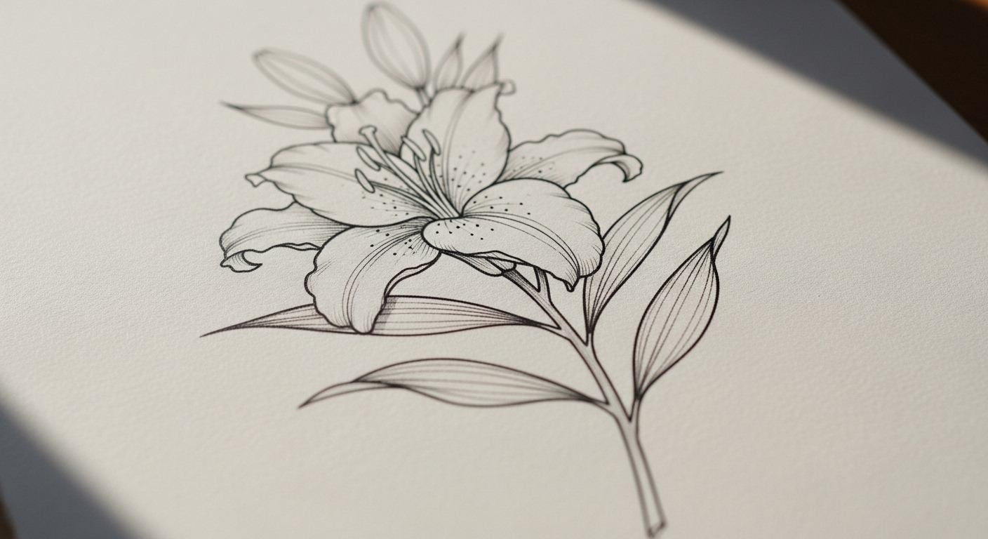 30 Meaningful Lilly Tattoo Designs Rich in Symbolism