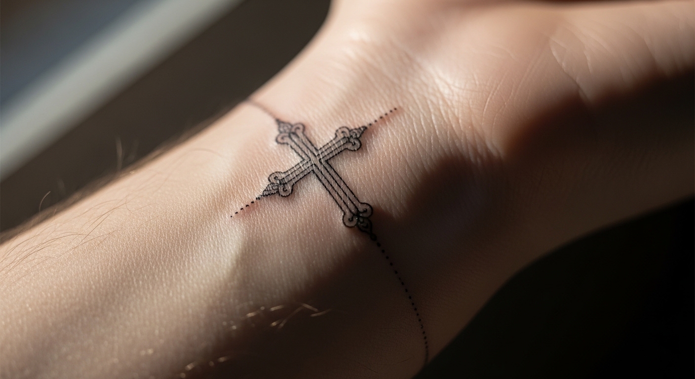 9 Inspirational Cross Tattoos for Women to Honor the Divine