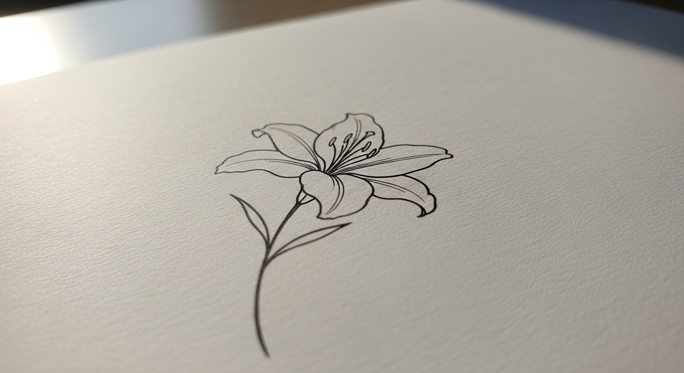 13 Delicate Lily Tattoo Designs That Aren’t Boring