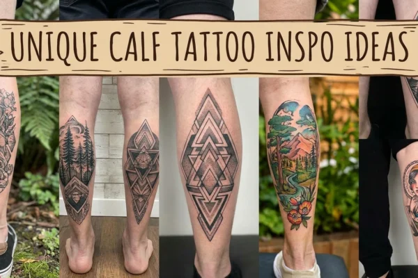 33 Unique Calf Tattoo Inspo Ideas Worth the Pain