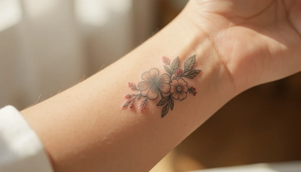 tiny wrist tattoos with deep meaning