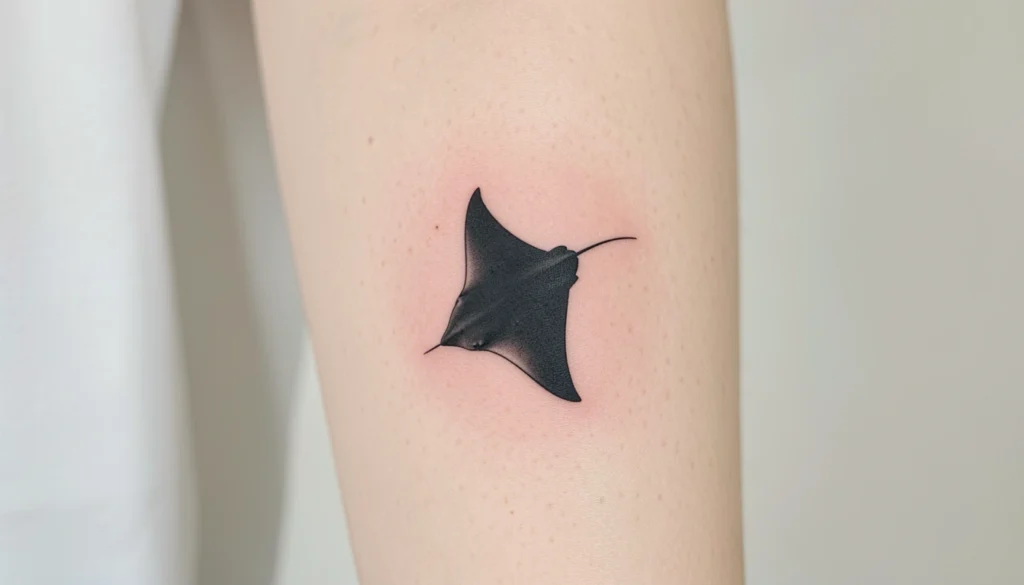 small manta ray tattoo ideas