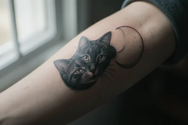 31 Stunning Black Cat Tattoos That Empower You