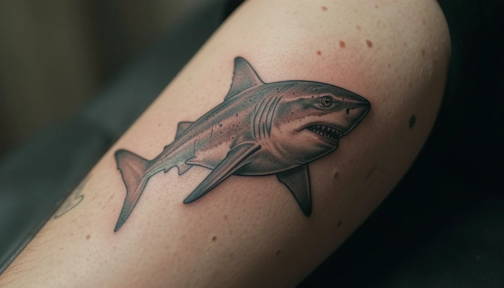 aesthetic hammerhead shark tattoo inspo