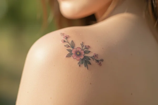 9 Sweet Small Feminine Shoulder Tattoos to Save for Later