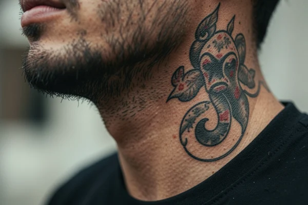 13 Bold Neck Tattoos for Men That Demand Attention