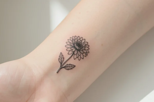 25 Elegant November Flower Tattoos That Speak Softly