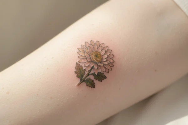 27 Cool Small November Flower Tattoos That Pack a Punch