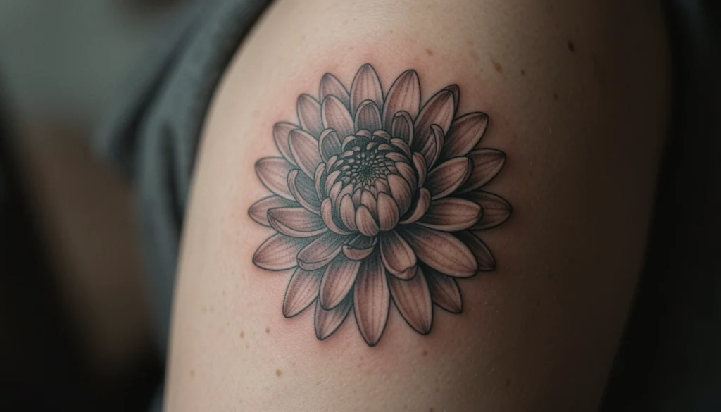 november flower tattoo with deep meaning