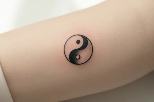 25 Delicate Yin Yang Tattoos with Subtle Vibes