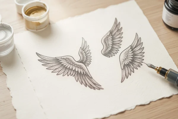 27 Faith-Filled Small Angel Wing Tattoos with Spiritual Symbolism for 2026