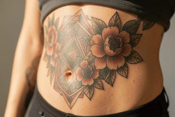 35 Gorgeous Belly Tattoos for Women That Look Stunning